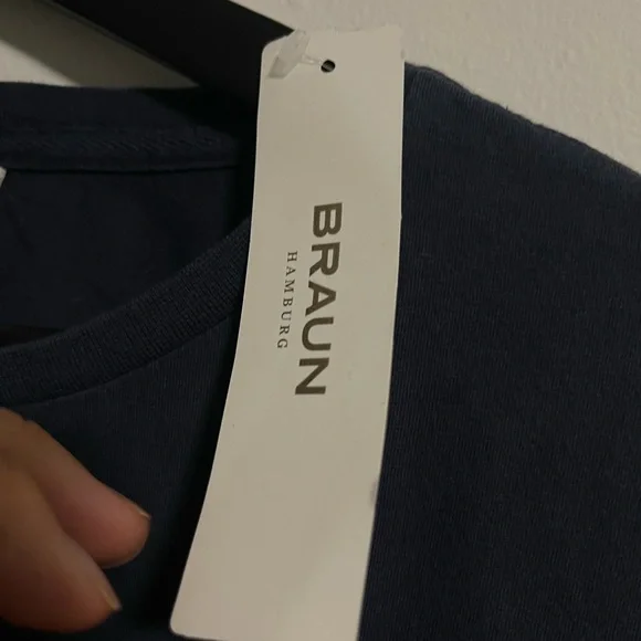 Braun Dark Blue Short Sleeve Tee - Picture 3 of 7